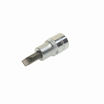 Насадка-вставка с битой шлиц SL8 ER-94301 1/2 8мм L=60мм ЭВРИКА /1/20